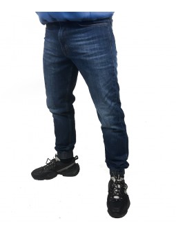 SPODNIE JOGGER CIEMNY JEANS...