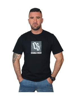 T-SHIRT CZARNY CIEMNA...