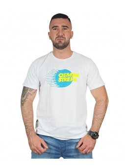 T-SHIRT BIAŁY CIEMNA STREFA...