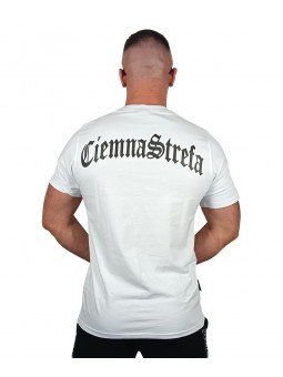 T-SHIRT BIAŁY CIEMNA STREFA...