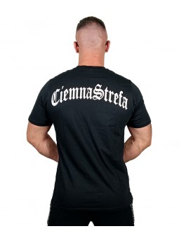 T-SHIRT CZARNY CIEMNA...