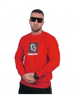 BLUZA KLASYK CS CZERWONA SPRAY