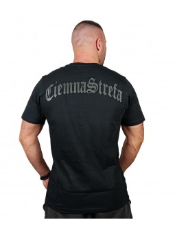 T-SHIRT CZARNY CIEMNA...