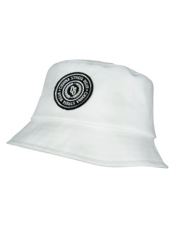 BUCKET HAT BIAŁY - CIEMNA...