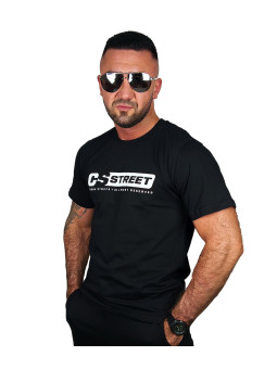 T-SHIRT CZARNY CS STREET