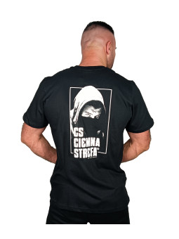 T-SHIRT CZARNY CS CIEMNA...