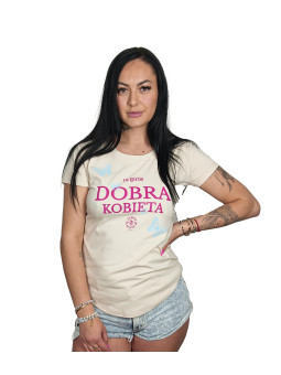 T-SHIRT DAMSKI // BEŻ //...