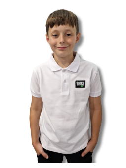 BIAŁE POLO DOBRY DZIECIAK CS