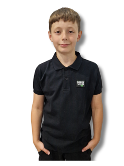 CZARNE POLO DOBRY DZIECIAK CS