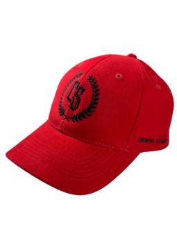 CZAPKA Z DASZKIEM CZERWONA...