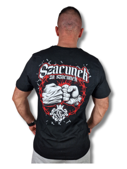 T-SHIRT CIEMNA STREFA SZACUNEK