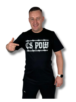 T-SHIRT CIEMNA SKAZANY NA...
