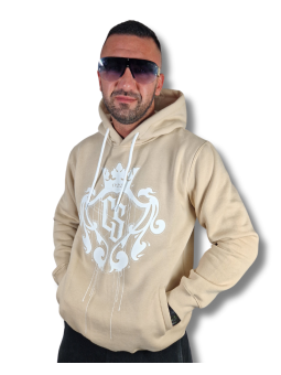 BLUZA KANGUR CS HERB BEŻ/...