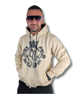 BLUZA KANGUR CS HERB BEŻ/...