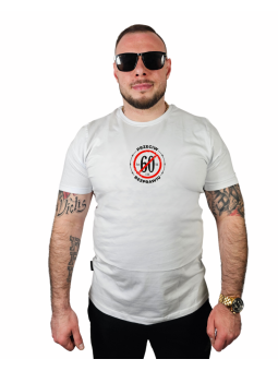 T-SHIRT BIAŁY CIEMNA STREFA...