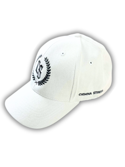 CZAPKA Z DASZKIEM BIAŁA -...