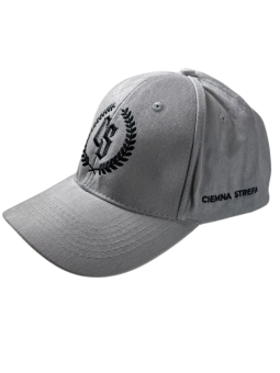 CZAPKA Z DASZKIEM SZARA -...