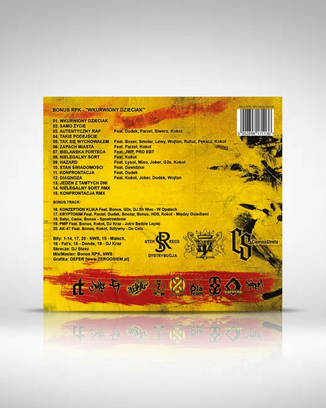 PŁYTA BONUS RPK " WKURWIONY DZIECIAK" REEDYCJA