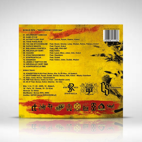 PŁYTA BONUS RPK " WKURWIONY DZIECIAK" REEDYCJA