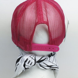 CZAPKA Z DASZKIEM CS WEAR TRUCKER BIAŁY / RÓŻ