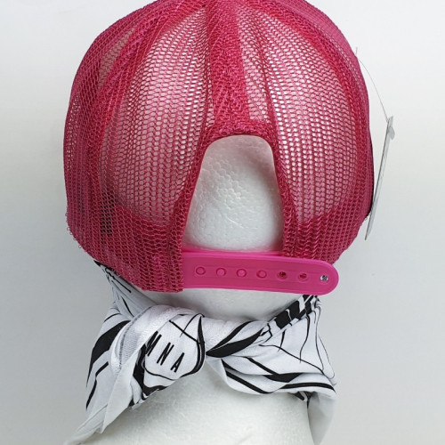 CZAPKA Z DASZKIEM CS WEAR TRUCKER BIAŁY / RÓŻ