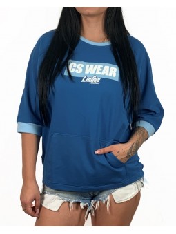 BLUZA DAMSKA OVERSIZE RĘKAW...