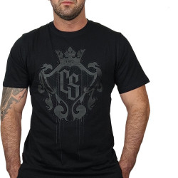 T-SHIRT CS DUŻY HERB CZARNA/CZARNY