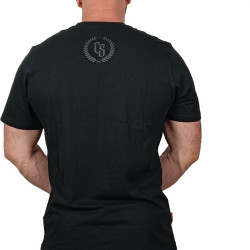T-SHIRT CS DUŻY HERB CZARNA/CZARNY