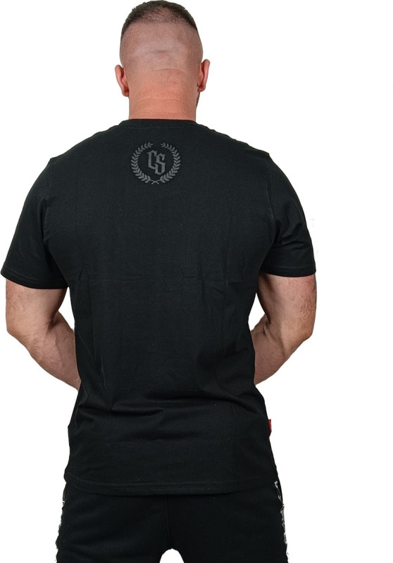 T-SHIRT CS DUŻY HERB CZARNA/CZARNY