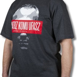 T-SHIRT CS PATRZ KOMU UFASZ GRAFITOWA