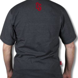 T-SHIRT CS PATRZ KOMU UFASZ GRAFITOWA