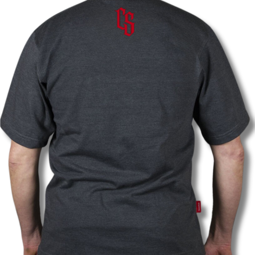 T-SHIRT CS PATRZ KOMU UFASZ GRAFITOWA