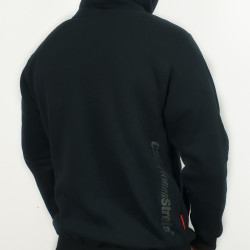 BLUZA CS DUŻY HERB CZARNA/CZARNY KAPTUR
