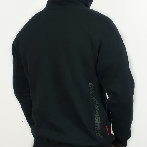 BLUZA CS DUŻY HERB CZARNA/CZARNY KAPTUR