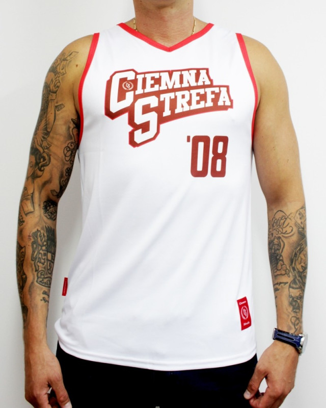 JERSEY MĘSKI CIEMNA STREFA BIAŁY