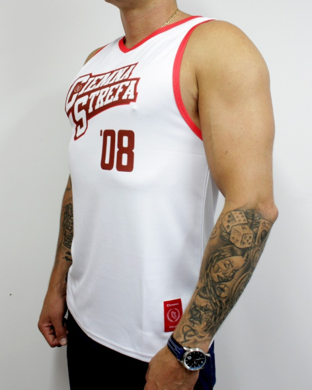 JERSEY MĘSKI CIEMNA STREFA BIAŁY