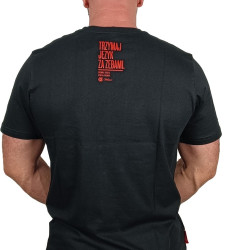 T-SHIRT CS TRZYMAJ JĘZYK ZA ZĘBAMI CZARNA