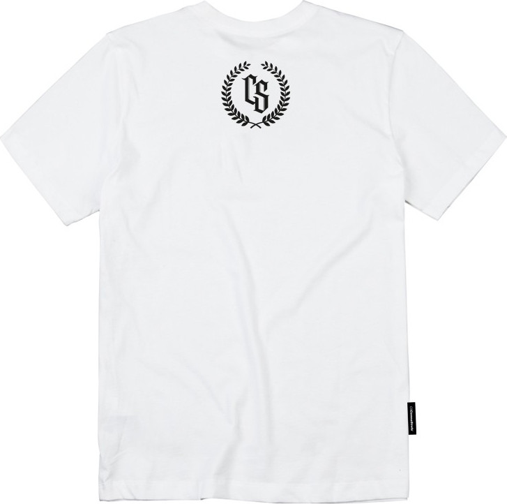 T-SHIRT BIAŁY DUŻY HERB CZARNY