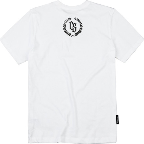 T-SHIRT BIAŁY DUŻY HERB CZARNY