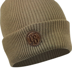 CZAPKA ZIMA CIEMNA STREFA CIEMNY BEŻ