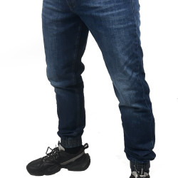SPODNIE JOGGER CIEMNY JEANS DATIVE NEW