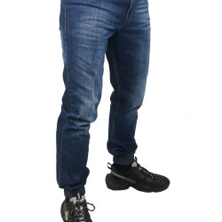 SPODNIE JOGGER CIEMNY JEANS DATIVE NEW