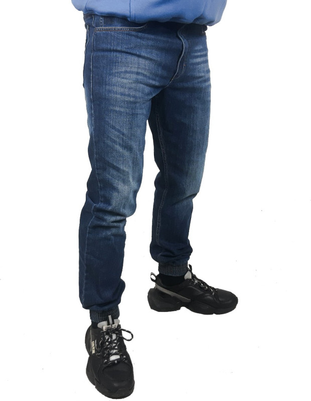 SPODNIE JOGGER CIEMNY JEANS DATIVE NEW