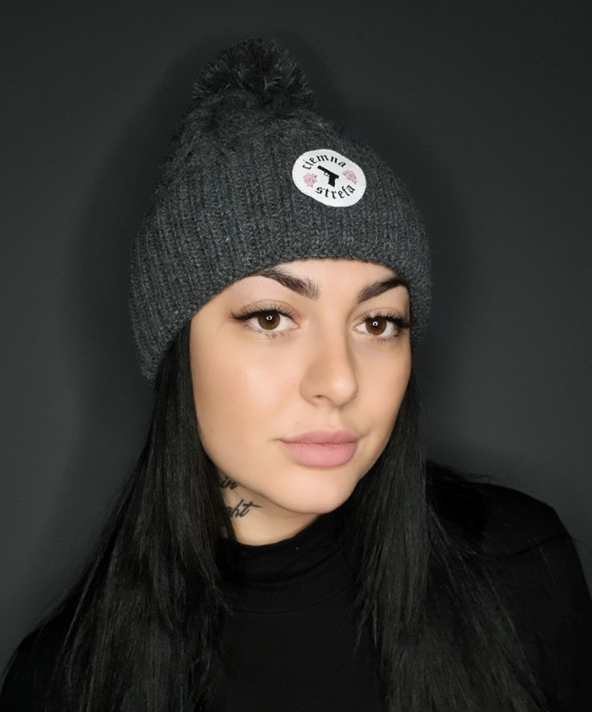 CZAPKA ZIMA CS GIRLS  GRAFIT/ GUN