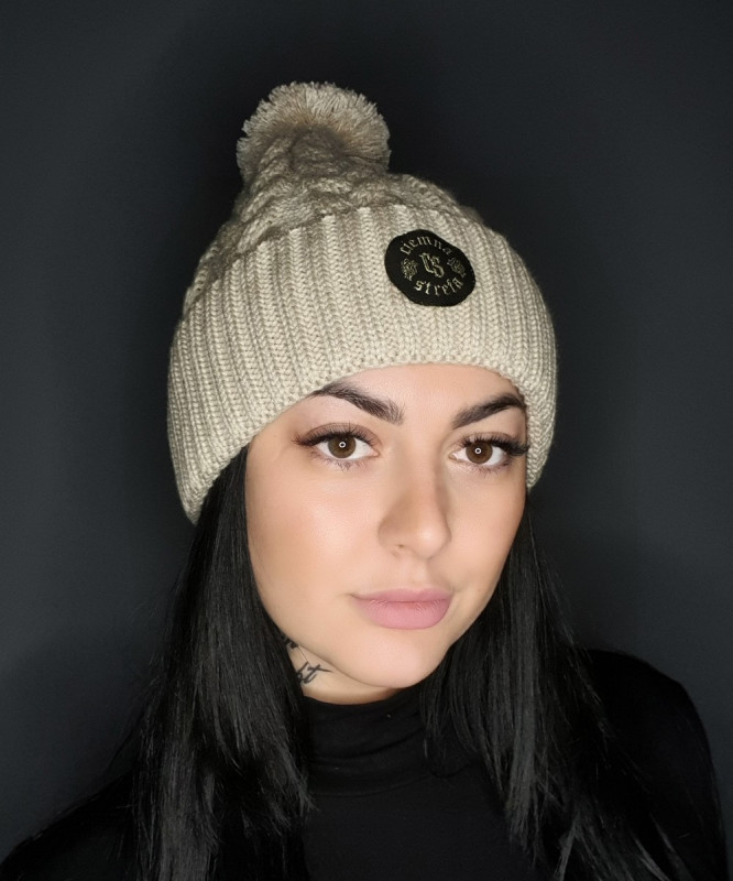 CZAPKA ZIMA CS GIRLS BEŻ