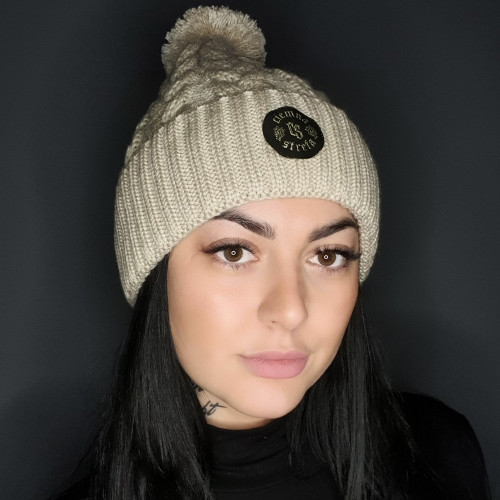 CZAPKA ZIMA CS GIRLS BEŻ