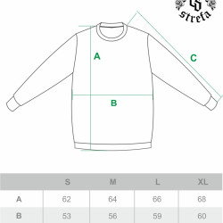 BLUZA KLASYK BIAŁA CS GIRLS Bulterror Gang