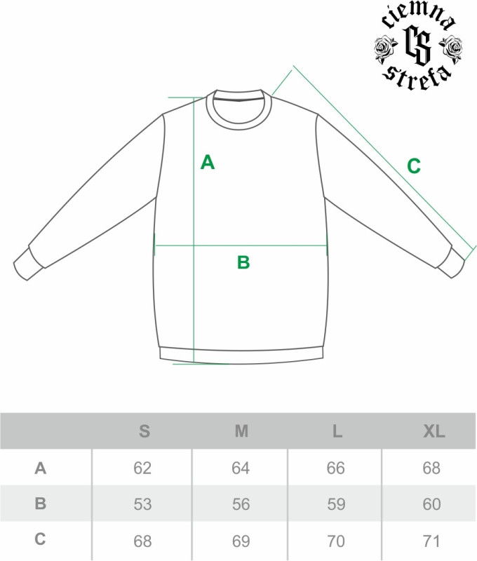 BLUZA KLASYK BIAŁA CS GIRLS Bulterror Gang