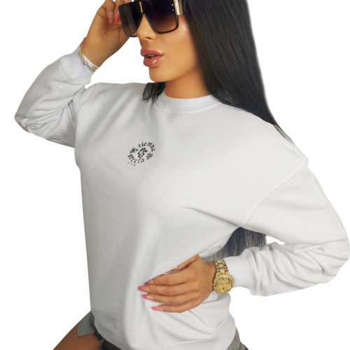 BLUZA KLASYK BIAŁA CS GIRLS GOTYK BACK