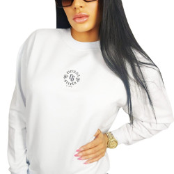 BLUZA KLASYK BIAŁA CS GIRLS GOTYK BACK